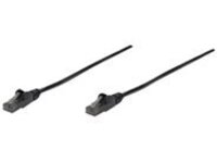 Intellinet Network Patch Cable, Cat6, 1.5m, Black, CCA, U/UTP, PVC, RJ45, Gold Plated Contacts, Snagless, Booted, Polybag