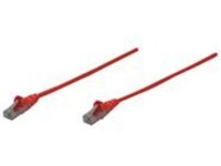 Intellinet Network Patch Cable, Cat6, 5m, Red, CCA, U/UTP, PVC, RJ45, Gold Plated Contacts, Snagless, Booted, Lifetime Warranty, Polybag