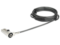 StarTech.com 6.5&#x2019; (2m) Laptop Cable Lock, 4 Digit Combination Laptop/Desktop Security Cable Lock for Wedge Slot Computers/Laptops, Anti-Theft Vinyl-Coated Steel Combo Cable Lock, Portable