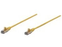 Intellinet Network Patch Cable, Cat6, 5m, Yellow, CCA, U/UTP, PVC, RJ45, Gold Plated Contacts, Snagless, Booted, Polybag