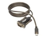 Tripp Lite USB 2.0 USB-C to DB9 Adapter Cable USB-C to RS-232 M/M 5&#x27; 5ft