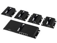 SIIG 1x4 HDMI Splitter HDbitT over IP Extender