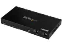 StarTech.com 2-Port HDMI Splitter (1x2), 4K 60Hz UHD HDMI 2.0 Audio Video Splitter w/ Scaler &amp; Audio Extractor (3.5mm/SPDIF), Dual HDMI Splitter (1-In 2-Out), EDID Copy, TV/Projector