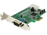 StarTech.com 1 Port Low Profile Native RS232 PCI Express Serial Card with 16550 UART (PEX1S553LP)