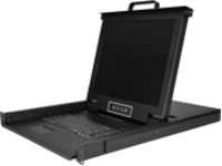 StarTech.com 8 Port Rackmount KVM Console with 6ft Cables, Integrated KVM Switch with 17&quot; LCD Monitor, Fully Featured 1U LCD KVM Drawer- OSD KVM, Durable 50,000 MTBF, USB &#x2B; VGA Support