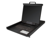 StarTech.com 8 Port Rackmount KVM Console with 6ft Cables, Integrated KVM Switch with 19&quot; LCD Monitor, Fully Featured 1U LCD KVM Drawer- OSD KVM, Durable 50,000 MTBF, USB &#x2B; VGA Support