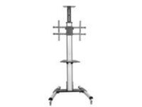 StarTech.com Heavy Duty Rolling Portable TV Cart Stand with Wheels