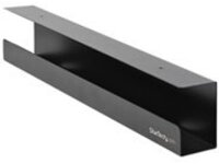 StarTech.com Under Desk Cable Management Tray, Cable Tray Organizer for Office/Standing Desk, Desk or Table Mount Cords/Wire/Power Strip Holder, Computer Cable Manager, 23-1/2&quot;L x 4-1/2&quot;D
