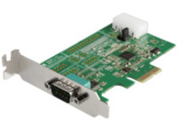 StarTech.com 1-port PCI Express RS232 Serial Adapter Card, PCIe RS232 Serial Host Controller Card, PCIe to Serial DB9 COM Port, 16950 UART, Low Profile Expansion Card, Windows/macOS/Linux