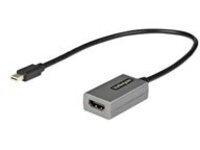 StarTech.com Mini DisplayPort to HDMI Adapter, mDP to HDMI Adapter Dongle, 1080p, Mini DisplayPort 1.2 to HDMI Monitor/Display, Mini DP to HDMI Video Converter, 12&quot; Long Attached Cable