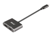 Club 3D - Adapter - USB-C (M) to HDMI, DisplayPort (F)