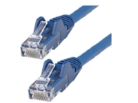 Startech 50ft (15m) LSZH CAT6 Ethernet Cable, 10 Gigabit Snagless RJ45 100W PoE Patch Cord, CAT 6 10GbE UTP Network Cable w/Strain Relief, Blue ETL/Low Smoke Zero Halogen