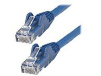 StarTech.com 7ft (2m) LSZH CAT6 Ethernet Cable, 10 Gigabit Snagless RJ45 100W PoE Patch Cord, CAT 6 10GbE UTP Network Cable w/Strain Relief, Blue/Fluke Tested/ETL/Low Smoke Zero Halogen