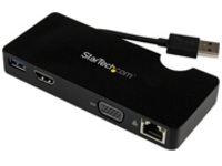 StarTech.com USB 3.0 to HDMI or VGA Adapter Dock