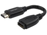 StarTech.com 6in High Speed HDMI Port Saver Cable with 4K 60Hz