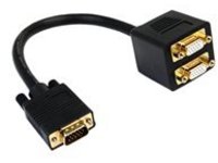 StarTech.com 1 ft. VGA to VGA Splitter Cable