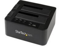 StarTech.com Dual Bay USB 3.0/ eSATA Hard Drive Duplicator Dock for 2.5&quot; &amp; 3.5&quot; SATA SSD HDD with UASP (6Gbps)