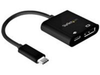 StarTech.com USB C to DisplayPort Adapter with Power Delivery, 8K 60Hz/4K 120Hz USB Type C to DP 1.4 Monitor Video Converter w/60W PD Pass-Through Charging, HBR3, Thunderbolt 3 Compatible