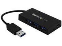 StarTech.com 4 Port USB 3.0 Hub, USB Type-A Hub with 1x USB-C &amp; 3x USB-A Ports (SuperSpeed 5Gbps), USB Bus Powered, USB 3.1/USB 3.2 Gen 1 Adapter Hub, Portable USB Hub for Laptop/Desktop