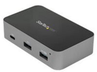 StarTech.com 3 Port USB C 3.1 Gen 2 Hub with Ethernet Adapter, 10Gbps USB Type C to 2x USB-A &amp; 1x USB-C Ports, USB Hub w/ BC 1.2 Phone Fast Charging, Superspeed 10Gbps USB C Hub with GbE