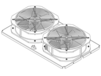 Great Lakes - Rack exhaust chimney fan tray