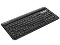 Targus - keyboard - with phone holder - black - antimicrobial
