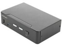StarTech.com 2 Port HDMI KVM Switch, Single Monitor 4K 60Hz Ultra HD HDR, Desktop HDMI 2.0 KVM Switch with 2 Port USB 3.0 Hub (5Gbps) &amp; 4x USB 2.0 HID Ports, Audio, Hotkey Switching, TAA