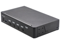 StarTech.com 4 Port HDMI KVM Switch, Single Monitor 4K 60Hz Ultra HD HDR, Desktop HDMI 2.0 KVM Switch with 2 Port USB 3.0 Hub (5Gbps) &amp; 4x USB 2.0 HID Ports, Audio, Hotkey Switching, TAA