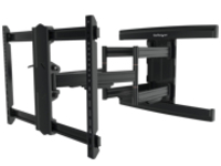 StarTech.com TV Wall Mount supports up to 100 inch VESA Displays, Low Profile Full Motion TV Wall Mount for Large Displays, Heavy Duty Adjustable Tilt/Swivel Articulating Arm Bracket