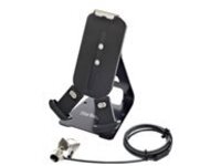 Startech Secure Tablet Stand w/ K-Slot Cable Lock, Locking Tablet Holder for 7.9-13 inch Tablets, Universal Adjustable Tablet Mount for Desk/Surface, Lockable Anti-Theft Security Mount