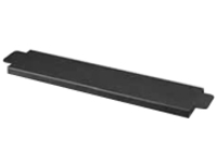 DUST CVR FOR 19 RACK W 3 UPRIGHTS BK