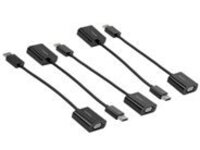 StarTech.com 5-Pack DisplayPort to VGA Adapter, DisplayPort 1.2 HBR2 to VGA Active Adapter, Digital DP to Analog VGA Video Converter Dongle, DisplayPort Male to VGA Female Monitor Adapter