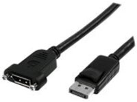 StarTech.com 3 ft / 91 cm 20 pin DP DisplayPort Extension Panel Mount Cable