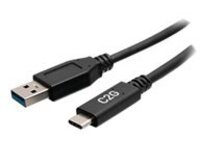 C2G 6in USB-C to USB-A SuperSpeed USB 5Gbps Cable M/M