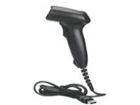 Manhattan Long Range CCD Handheld Barcode Scanner, USB, 500mm Scan Depth, Cable 1.5m, Max Ambient Light 10,000 lux (sunlight), Black, Box