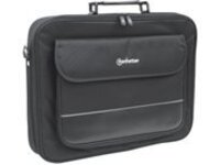 Manhattan Empire Laptop Bag 17.3", Clamshell design, Accessories Pocket, Shoulder Strap (removable), Black, Three Year Warranty