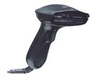 Manhattan Long Range CCD Handheld Barcode Scanner, USB, 500mm Scan Depth, Cable 1.5m, Max Ambient Light 30,000 lux (sunlight), Black, Box