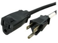 StarTech.com Power Extension Cord – 10 ft – Universal Three Prong 125V 13A Cable – Black (PAC10110)