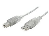 StarTech.com 10 ft Transparent USB 2.0 Cable