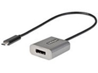 StarTech.com USB C to DisplayPort Adapter, 8K/4K 60Hz USB-C to DisplayPort 1.4 Adapter Dongle, USB Type-C to DP Monitor Video Converter, Thunderbolt 3 Compatible, w/12&quot; Long Attached Cable