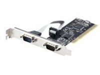 StarTech.com 2-Port PCI RS232 Serial Adapter Card, PCI Serial Port Expansion Controller Card, PCI to Dual Serial DB9 Card, Standard (Installed) &amp; Low Profile Brackets, Windows/Linux