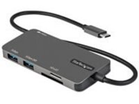 StarTech.com USB C Multiport Adapter, USB-C to 4K 30Hz HDMI, 100W Power Delivery Pass-through, SD/MicroSD Slot, 3-Port USB 3.0 Hub, USB Type-C Mini Dock, 12&quot; (30cm) Long Attached Cable