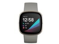 Fitbit Sense - Silver stainless steel