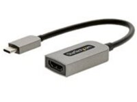 StarTech.com USB C to HDMI Adapter, 4K 60Hz UHD Video, HDR10, USB-C to HDMI 2.0b Adapter Dongle, USB Type-C DP Alt Mode to HDMI Monitor/Display/Projector, USB C to HDMI Converter, M/F
