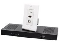 C2G 4K HDMI HDBaseT + USB-B and RS232 Wall Plate Transmitter to Receiver