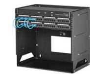 StarTech.com 8U Open Frame Wall Mount Network Rack w/ Built in Shelf