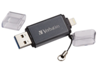 Verbatim Store &#x27;n&#x27; Go Dual USB Flash Drive for Lightning Devices