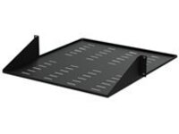 StarTech.com 2U Vented 19&quot; 2-Post Network Rack Cabinet Shelf, 20in Deep Center Mount Cantilever Tray Rackmount Shelf for AV/Data Equipment Enclosure with Cage Nuts &amp; Screws 75lb Capacity