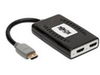 Tripp Lite HDMI Splitter 2-Port 4K @60Hz HDMI 4:4:4 HDR USB Powered TAA Multi-Resolution Support, USB Powered