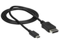 StarTech.com 3ft/1m USB C to DisplayPort 1.2 Cable 4K 60Hz, USB-C to DisplayPort Adapter Cable HBR2, USB Type-C DP Alt Mode to DP Monitor Video Cable, Compatible with Thunderbolt 3, Black